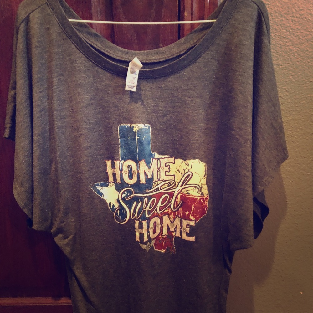 Off the shoulder Texas shirt